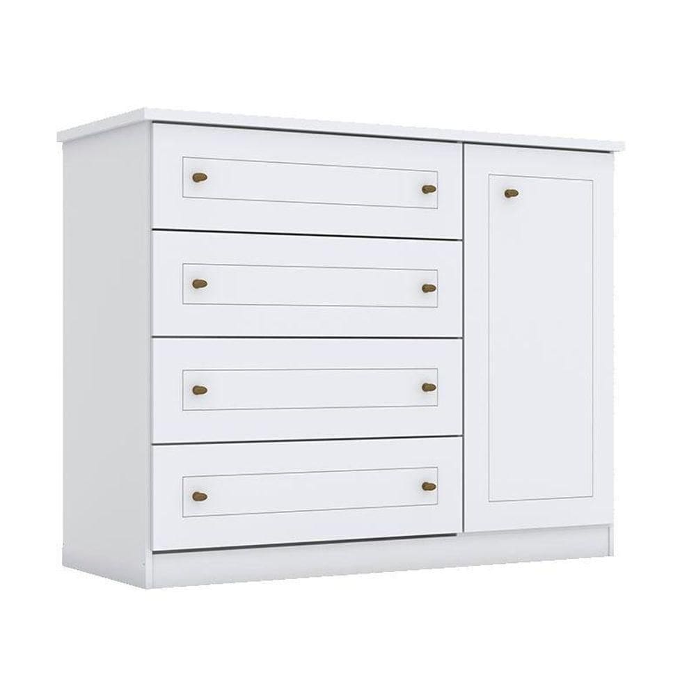 Cômoda Infantil Nova York Branco – Henn