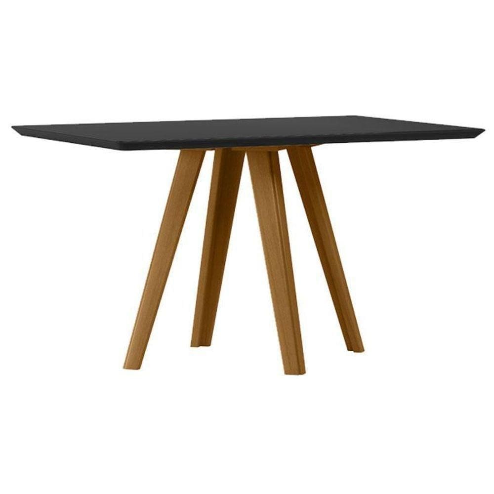 Mesa De Jantar 160x90 Cm Mariah Com Vidro Ype Preto – New Ceval