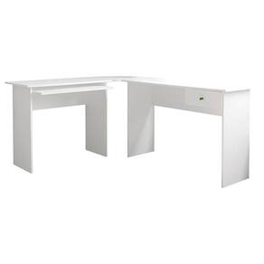 Mesa De Canto Para Computador Max Branco – Zanzini