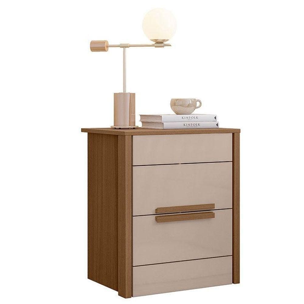 Mesa De Cabeceira Dhara Carvalho Fendi - Moval