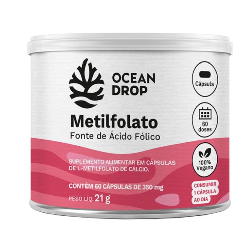 Metilfolato (60 Caps) Ocean Drop