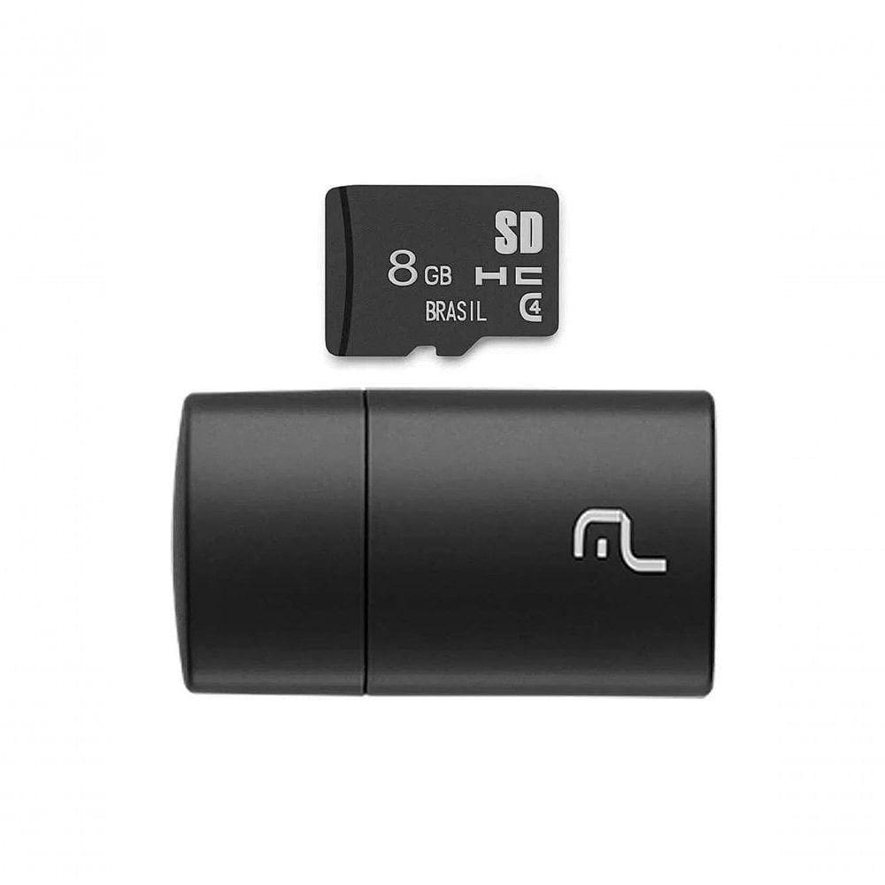 Pen Drive 2 Em 1 Leitor Usb + Cartao De Memoria Classe 4...