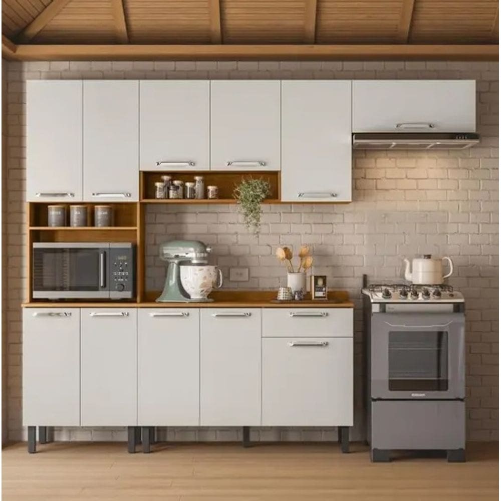 Cozinha Completa  Cinamomo/Off White