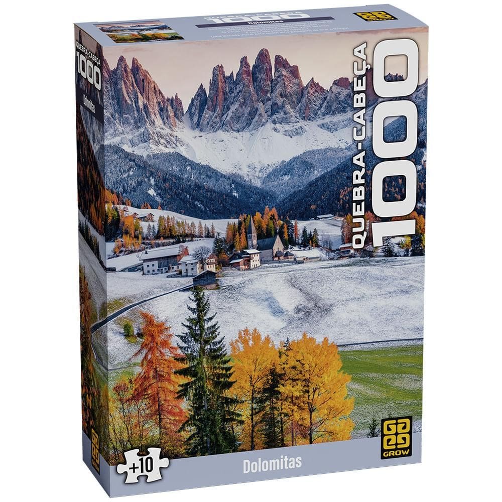 Quebra-cabeça 1000 peças Dolomitas