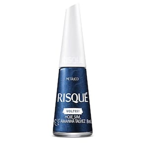 Esmalte Risqué Voltei Hoje Sim Amanhã Talvez Metálico 8ml