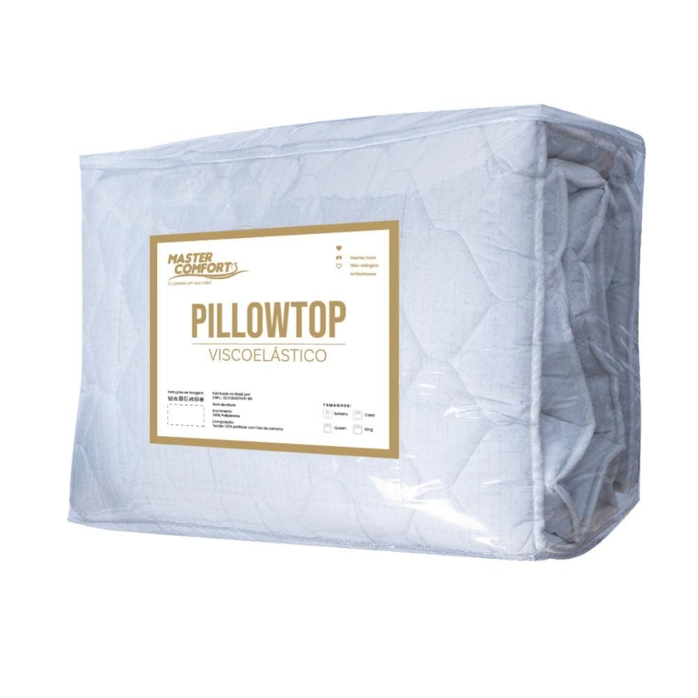 Pillow Top Visco Cama King Master Comfort