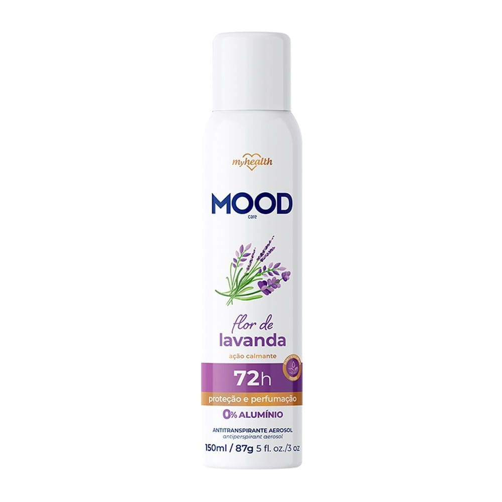 Desodorante Mood Care Aerosol Flor de Lavanda Antitranspirante 72h 150ml