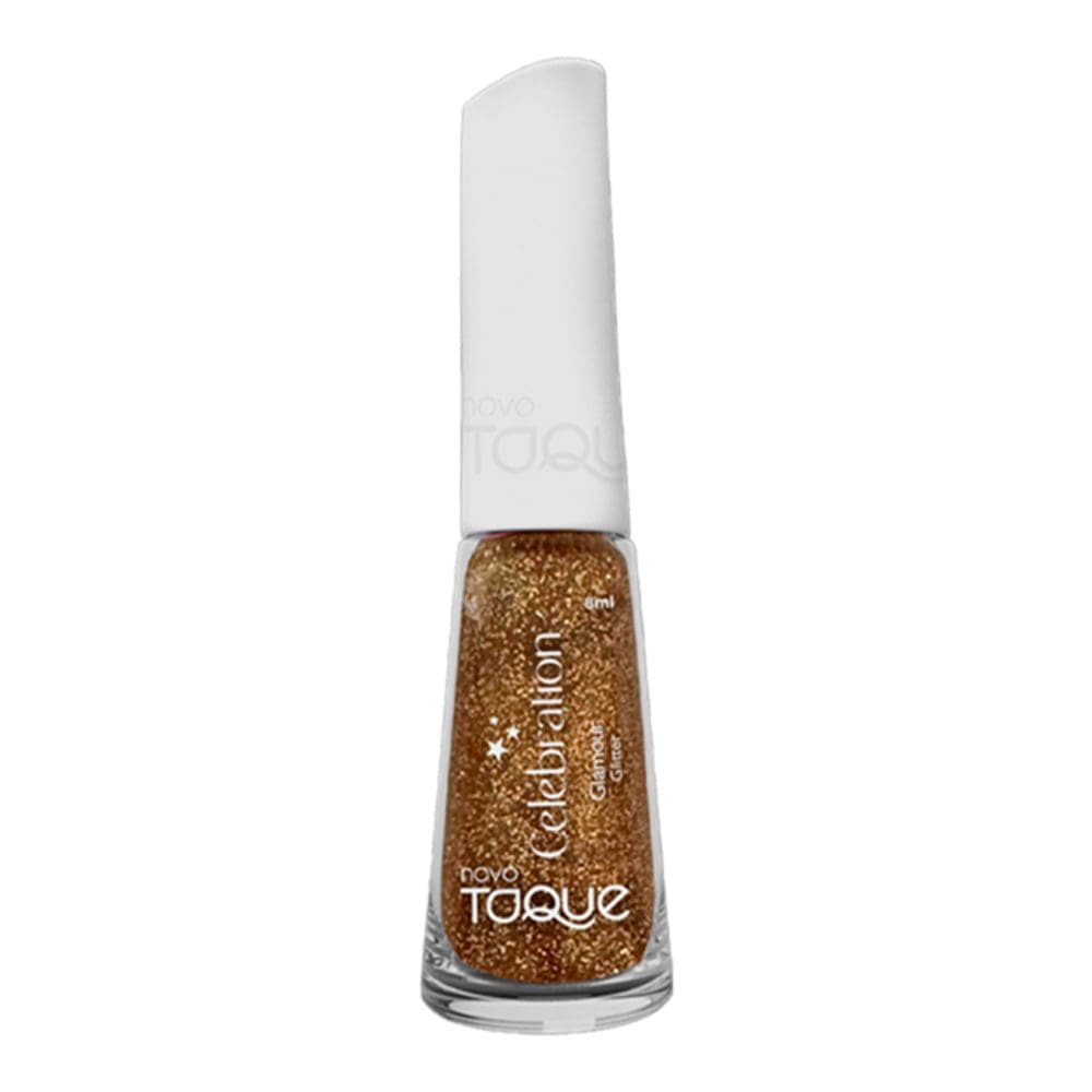 Esmalte Novo Toque Celebration Glitter Cor Glamour 8ml