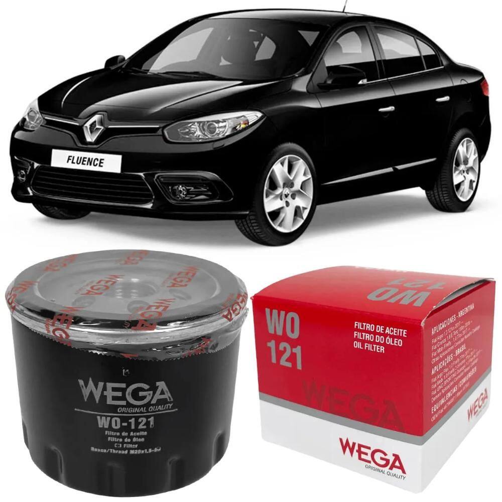 Filtro Óleo Fluence Automático 2.0 2012 a 2016 WEGA WO-121