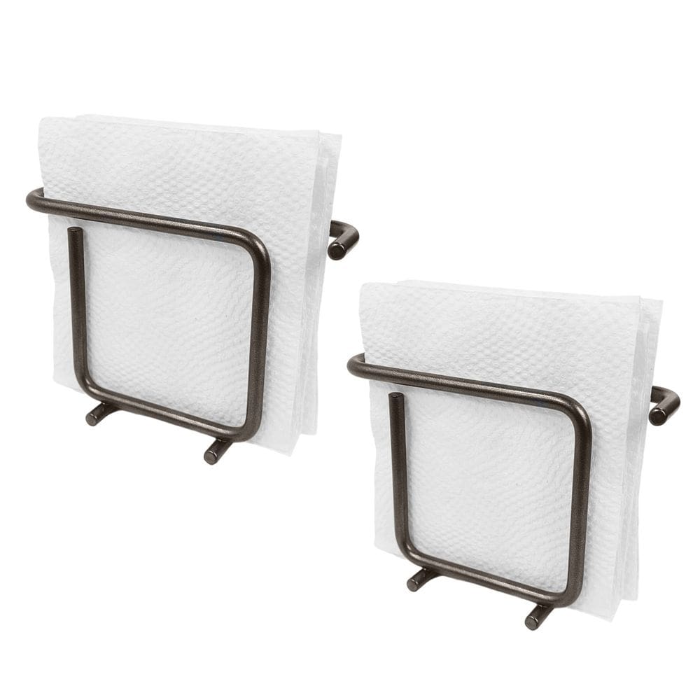 Kit 2 Suportes Porta Guardanapos Pequeno Cozinha Cobre Cor Café - 1192CF Future