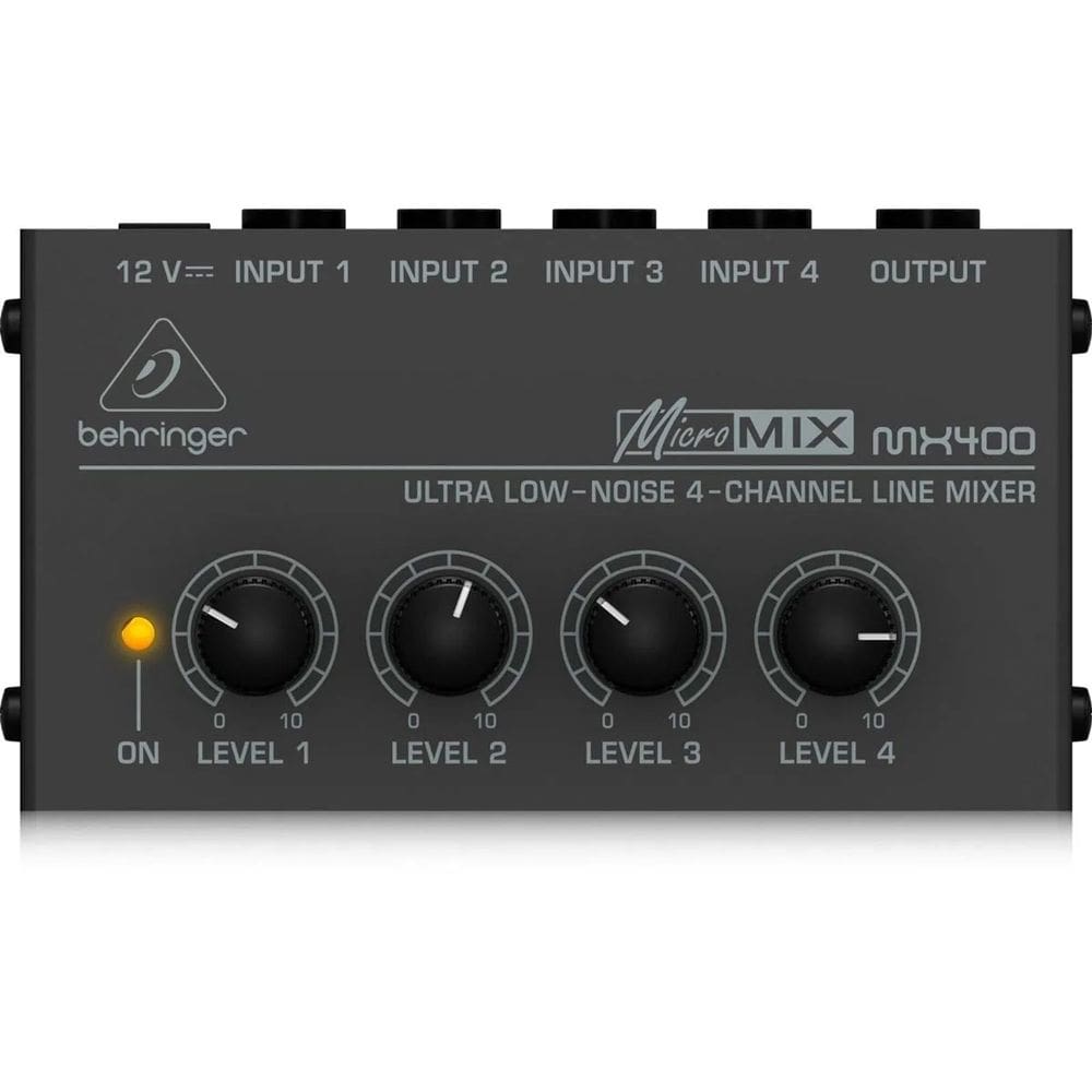 Mixer de Linha 4 Canais Micromix MX400 Behringer