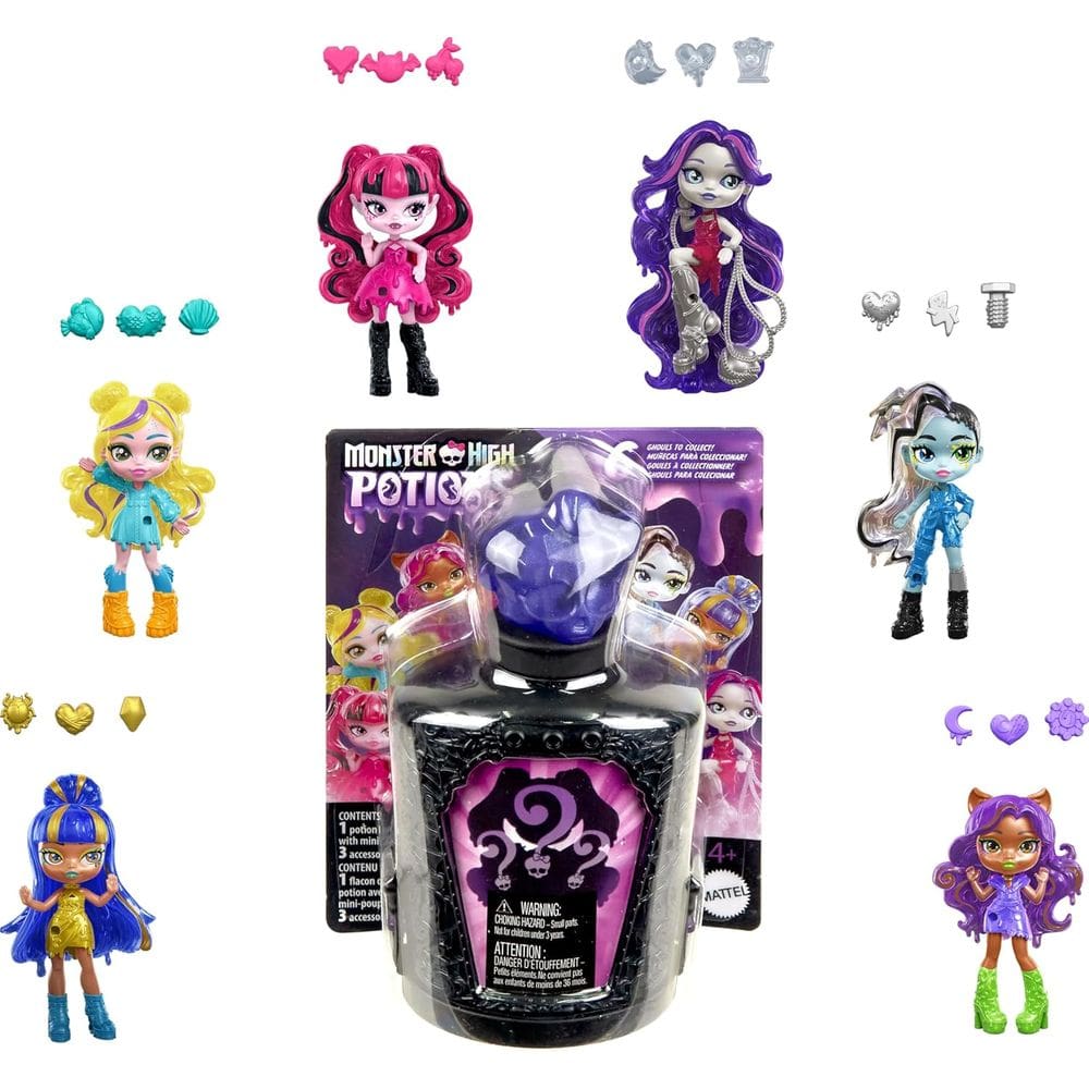 Hyb10 Monster High Boneca Pocões Monstro