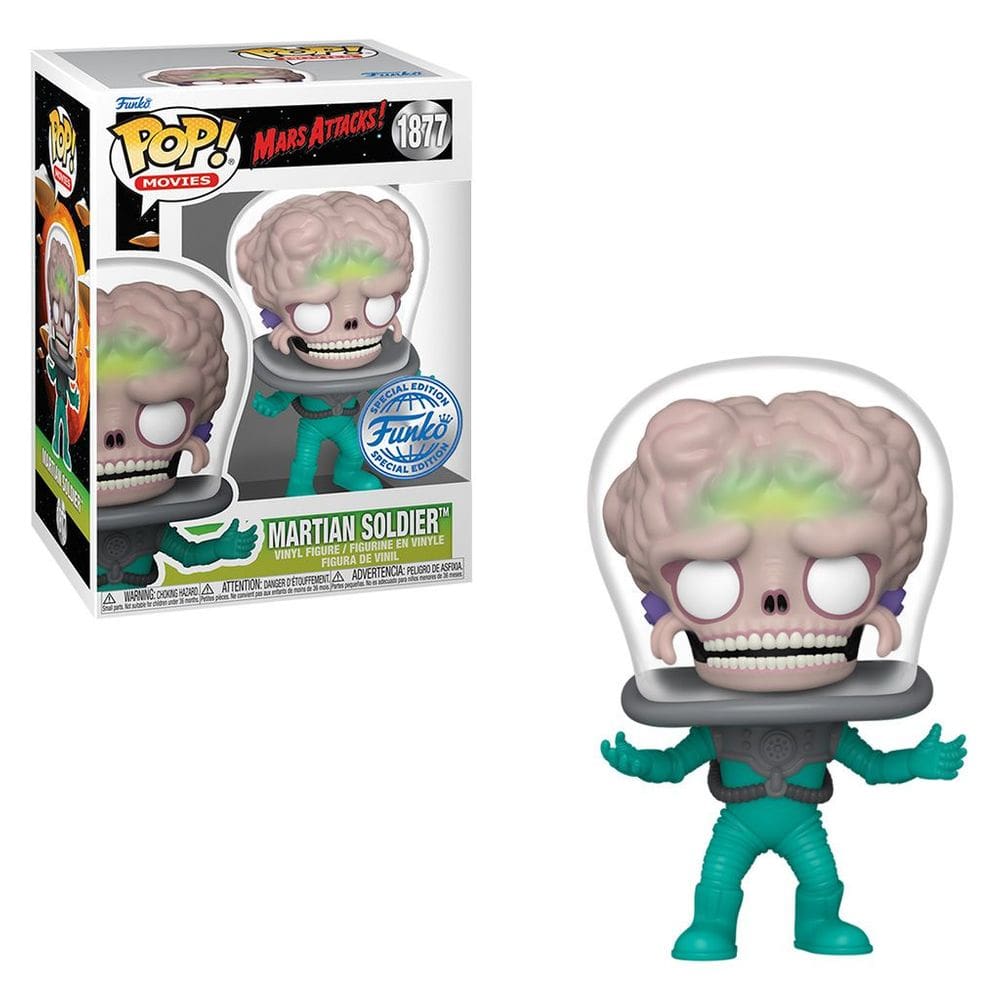 Funko Pop Marte Ataca Martian Soldier #1877 Exclusive