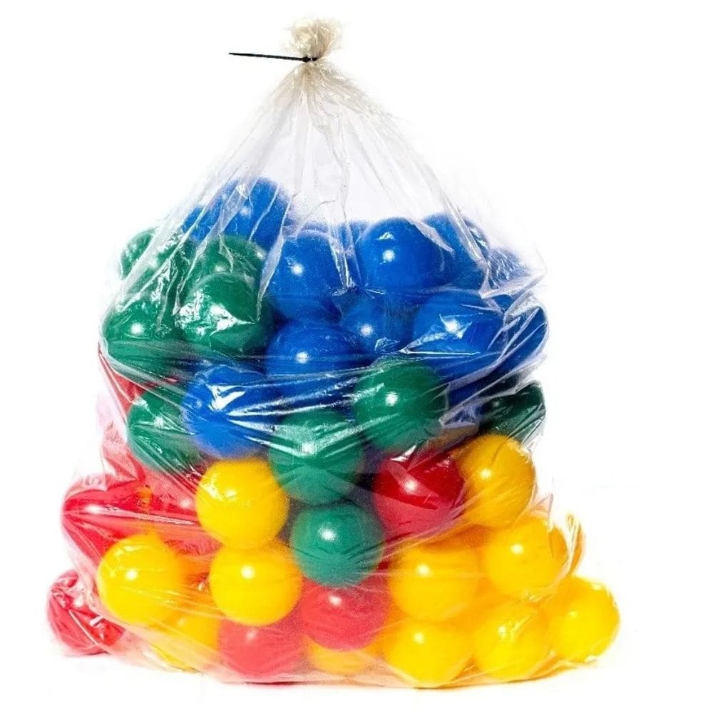 Saco com 100 bolinhas coloridas para piscina ou barraca
