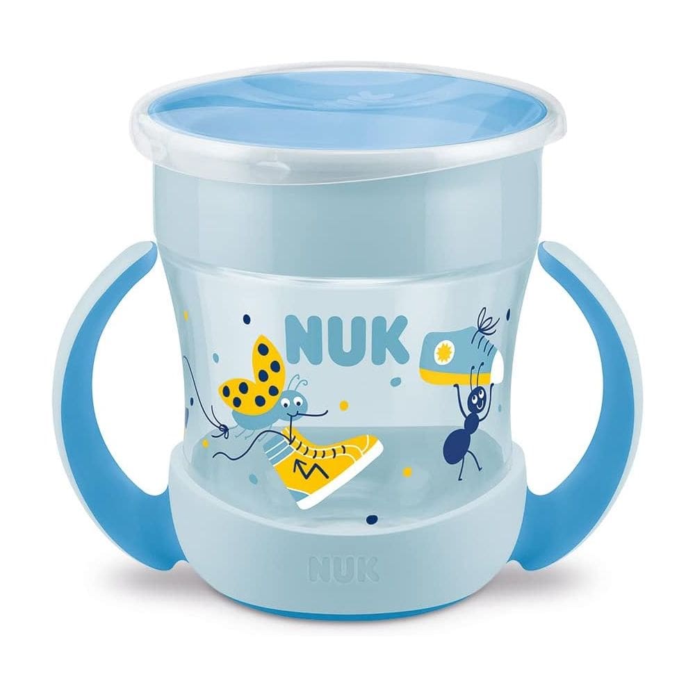 Copo Mini Magic Cup 360º 160ml +6m Azul Patins Nuk