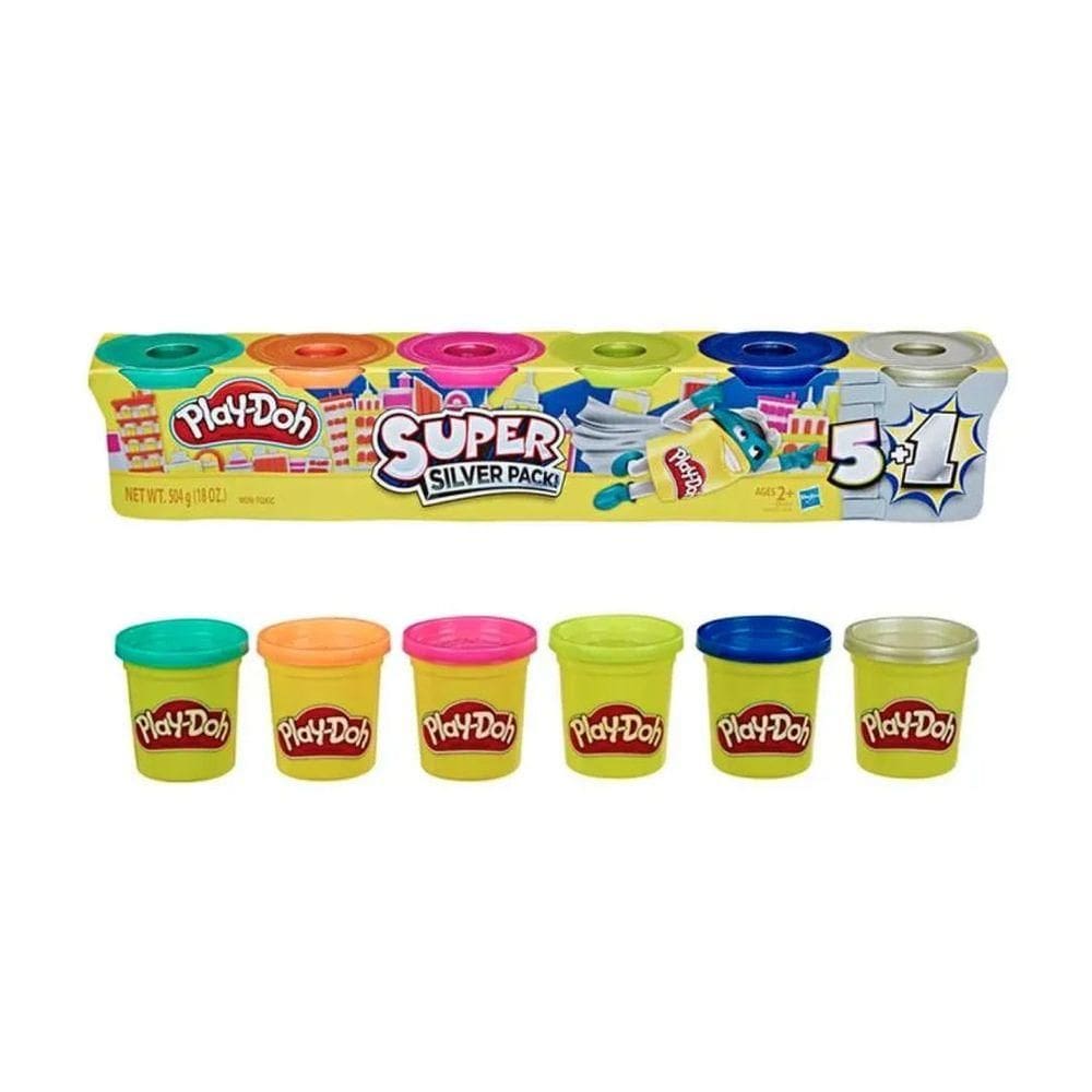 Massa de Modelar Play-Doh Silver Pack - Hasbro