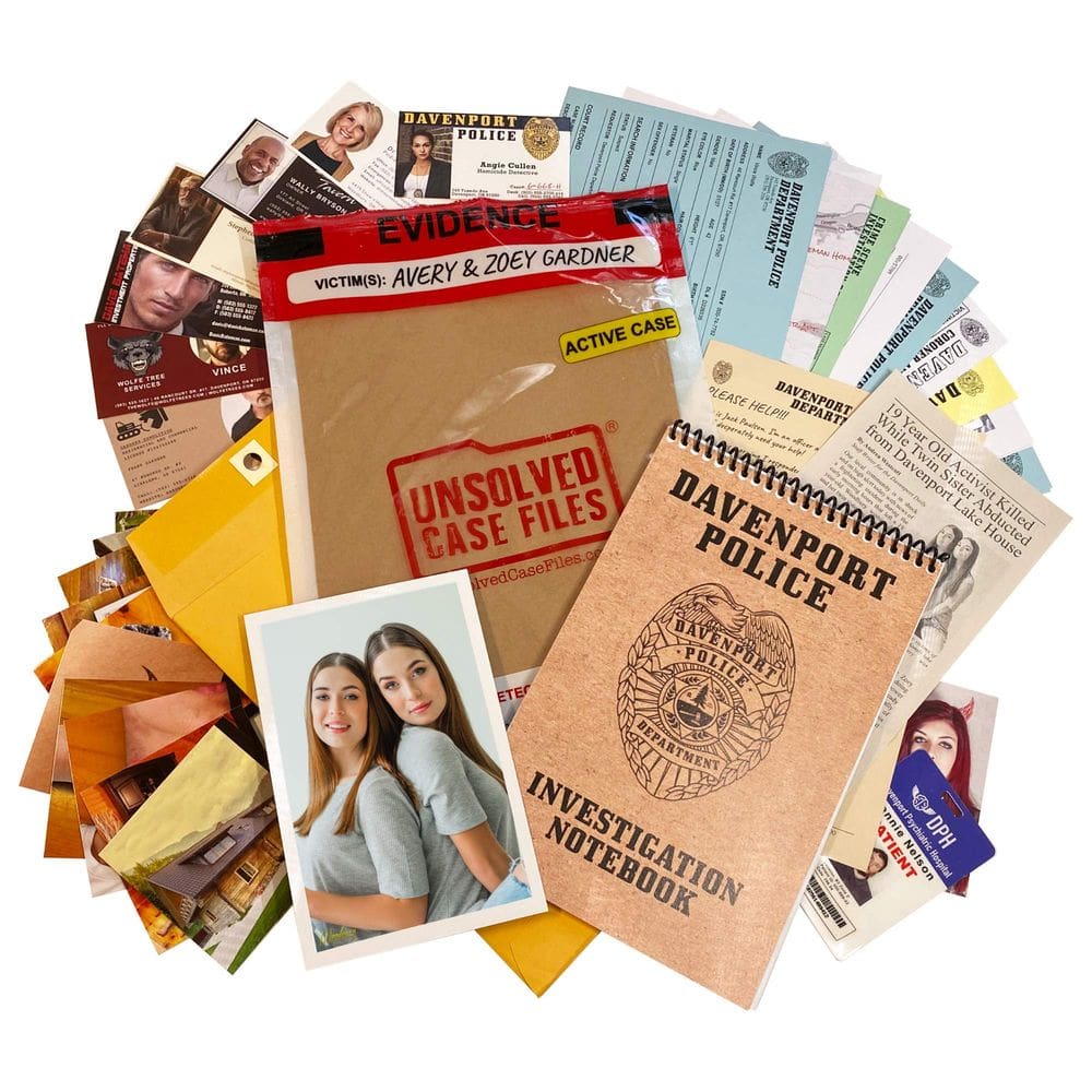 Arquivos de casos não resolvidos do jogo Murder Mystery Gardner, Avery