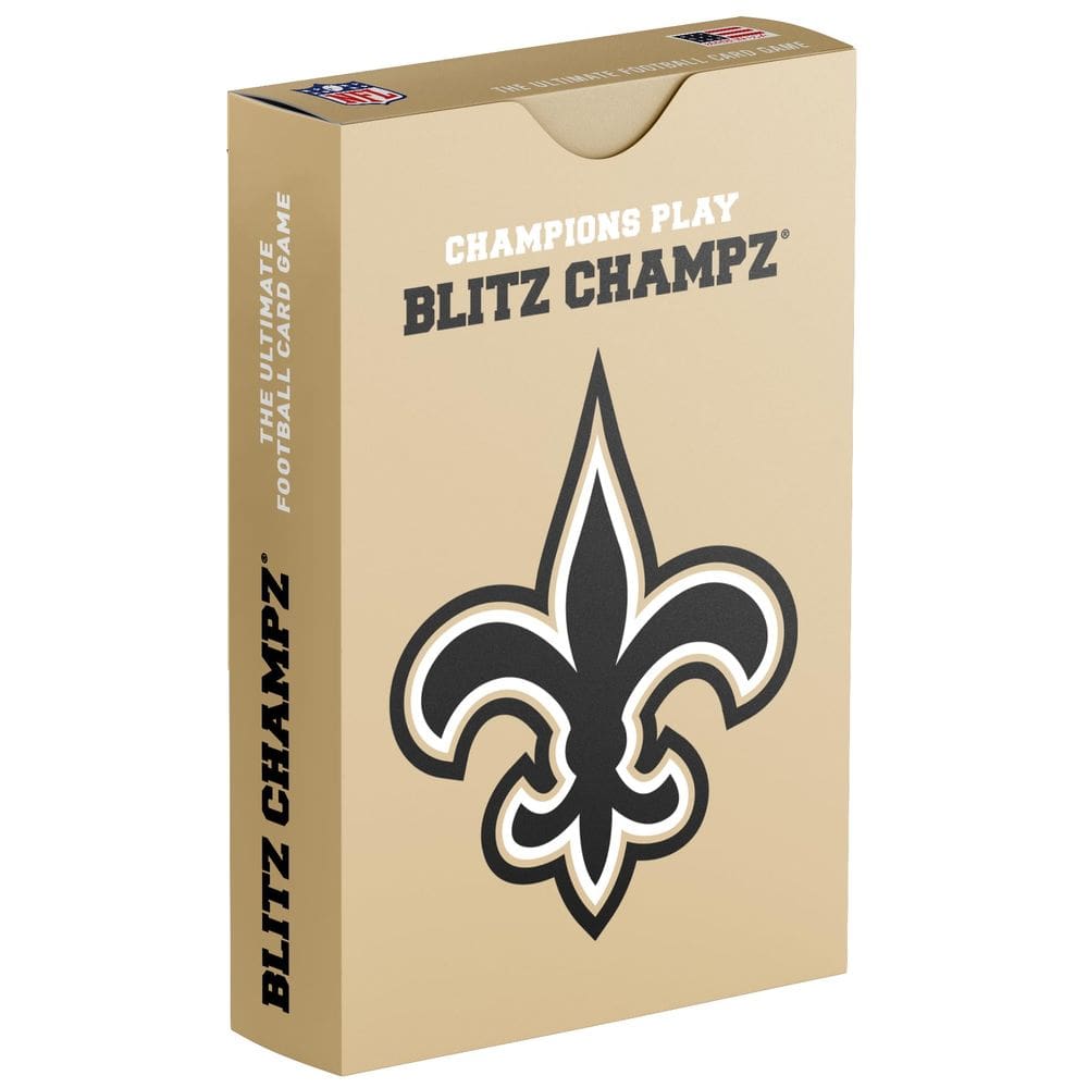 Jogo de cartas de futebol Blitz Champz New Orleans Saints NFL