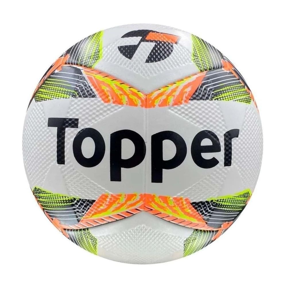 Bola Futsal Topper Slick 24 Branco/Amarelo