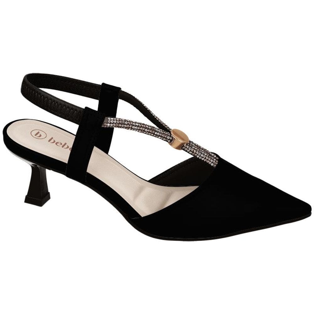 Sapato Scarpin Salto Médio Feminino Bebecê T3814-334