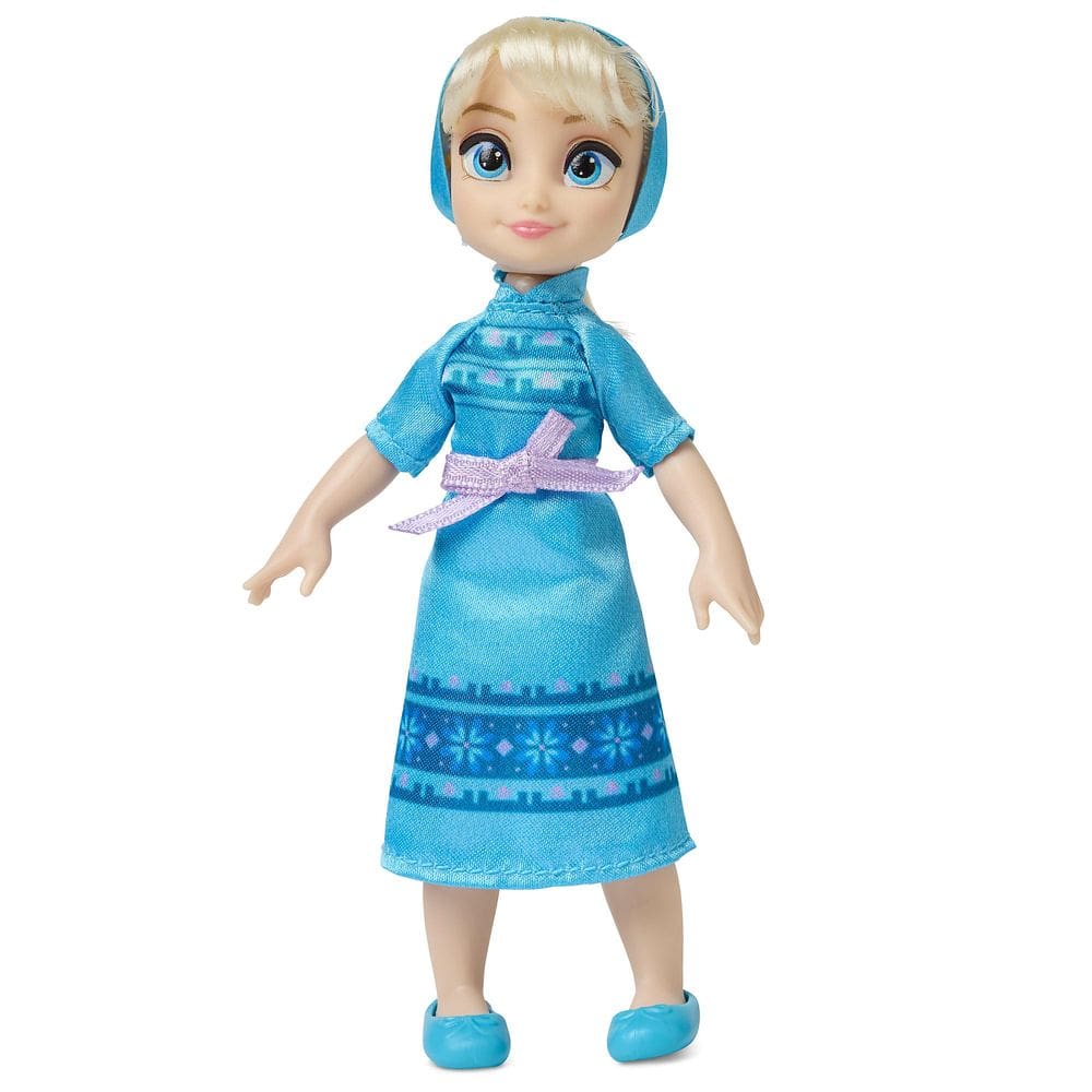 Mini conjunto de brinquedos para bonecas Disney Store Princess Elsa Frozen 5" com acc