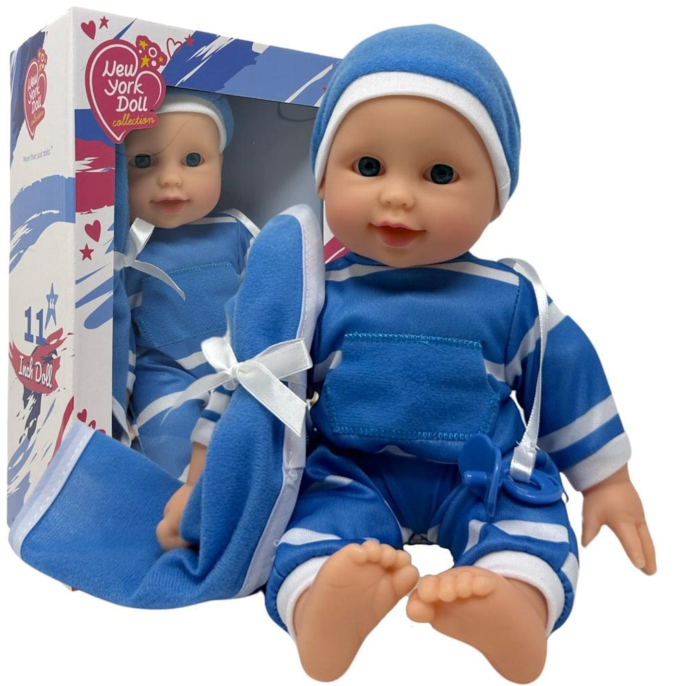 Baby Doll The New York Doll Collection Soft Body 28 cm com acessório