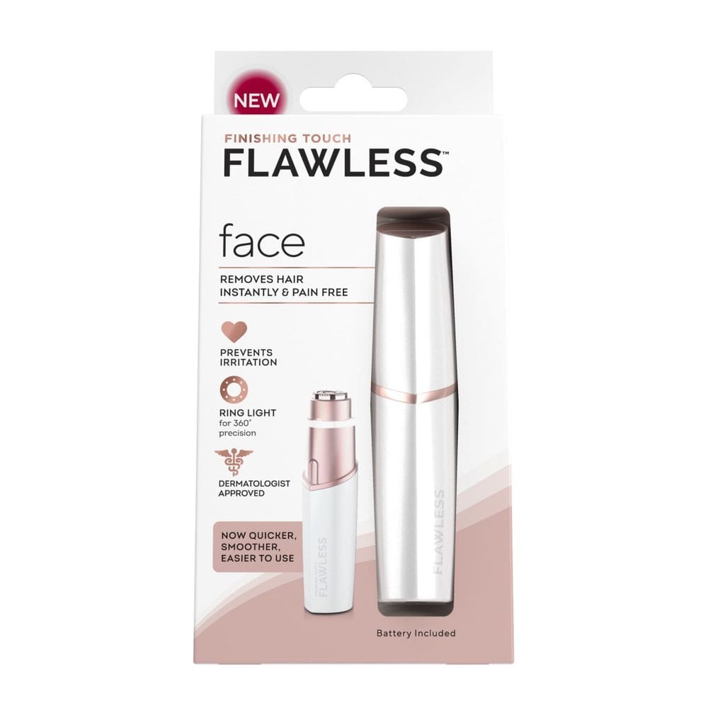 Removedor de cabelo indolor feminino Flawless Finishing Touch (branco)