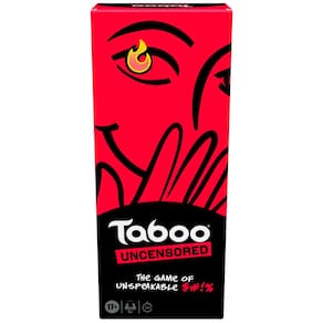 Jogo de tabuleiro Hasbro Gaming Taboo sem censura para adultos com mais de 17 anos