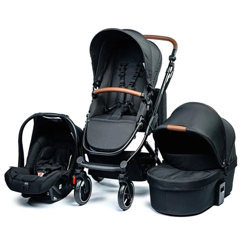 Carrinho De Bebe Como 4 Ink Com Moises + Bolsa + Bebe Conforto  - Abc Design