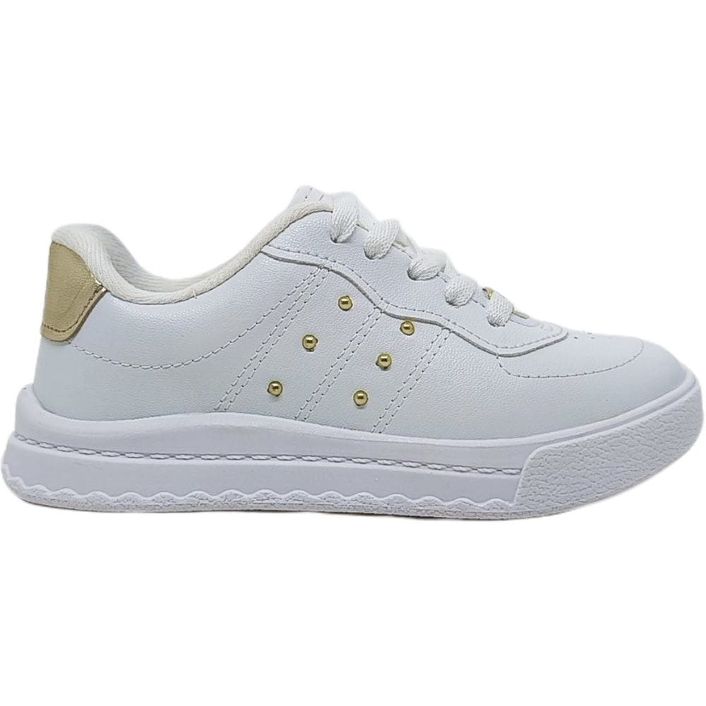 Tênis Infantil Feminino Casual Basico Retro Dia a Dia Passeio Molekinha 2575.108