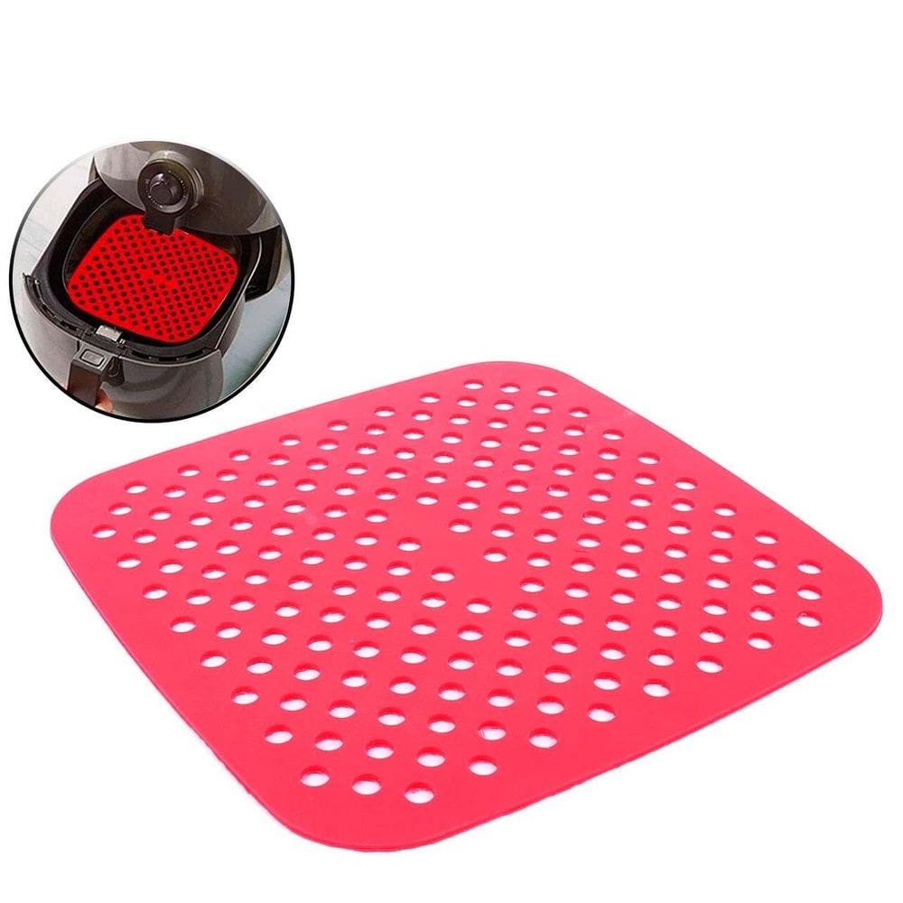 Tapete Fritadeira de Silicone 18cm Quadrada Color - Tudo em Caixa