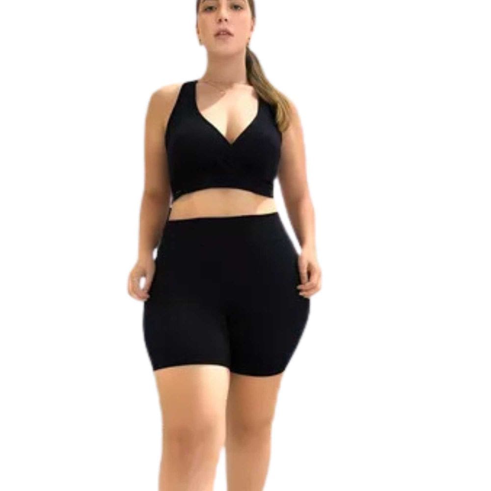 Shorts Preto K2B  Plus Size