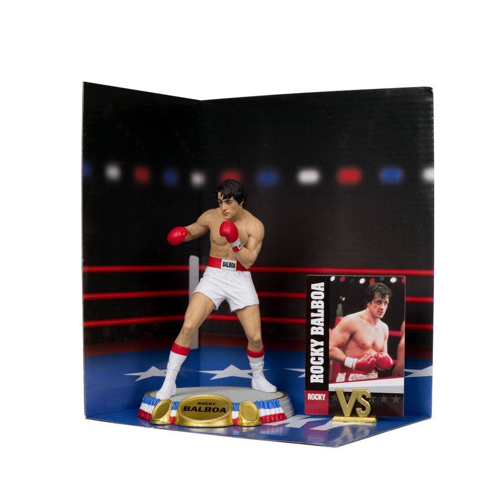 Figura de ação McFarlane Rocky Balboa Movie Maniacs 6 1976