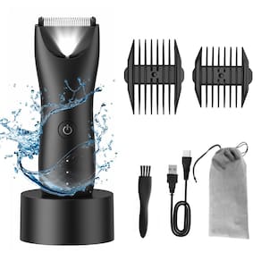 Aparador de pelos corporais zuxify SMT032 para homens com holofote preto