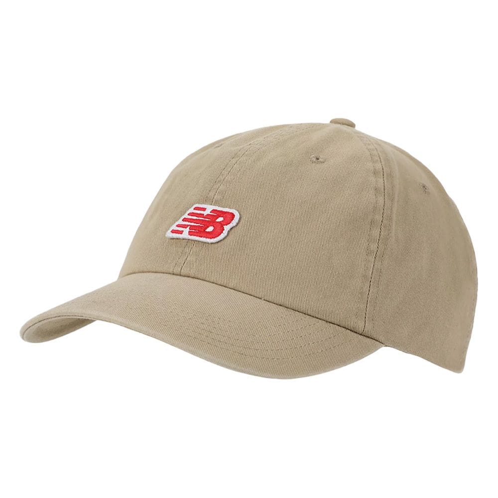 Boné New Balance 6 Panel Patch Logo Caqui