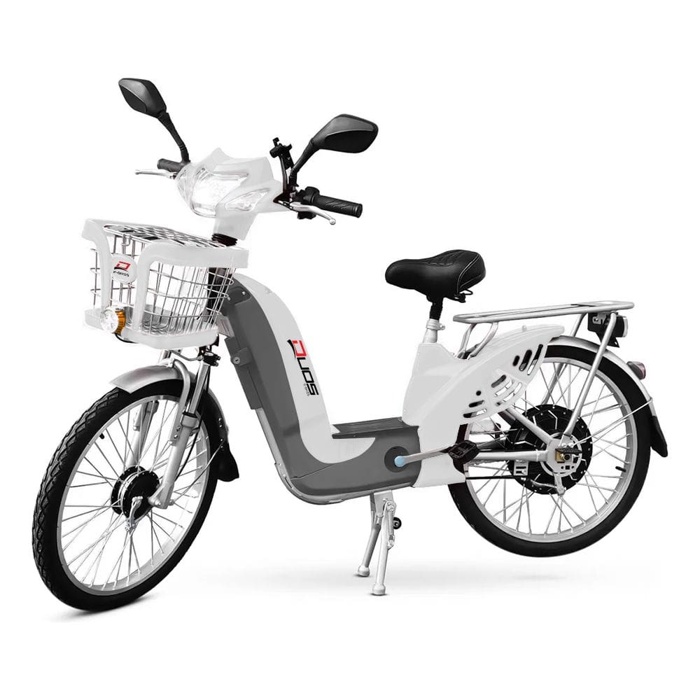 Bicicleta Elétrica - Duos E-Maxx 800w - Branca - Duos Bikes