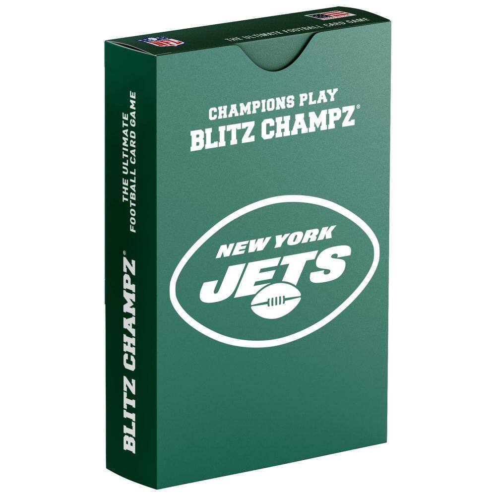 Jogo de cartas de futebol Blitz Champz New York Jets para crianças de 7 anos ou mais