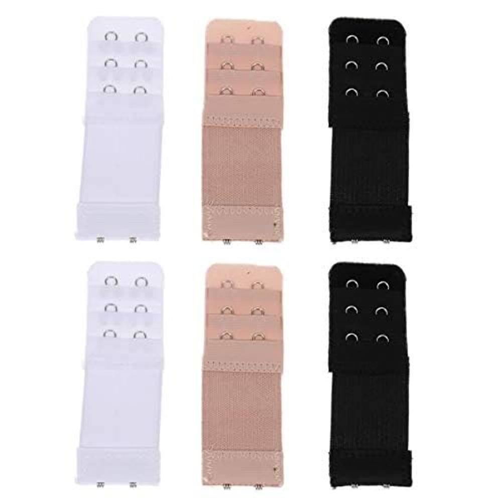 Gancho de extensão de sutiã Healifty 4 Hook Bra Converter 6 unidades