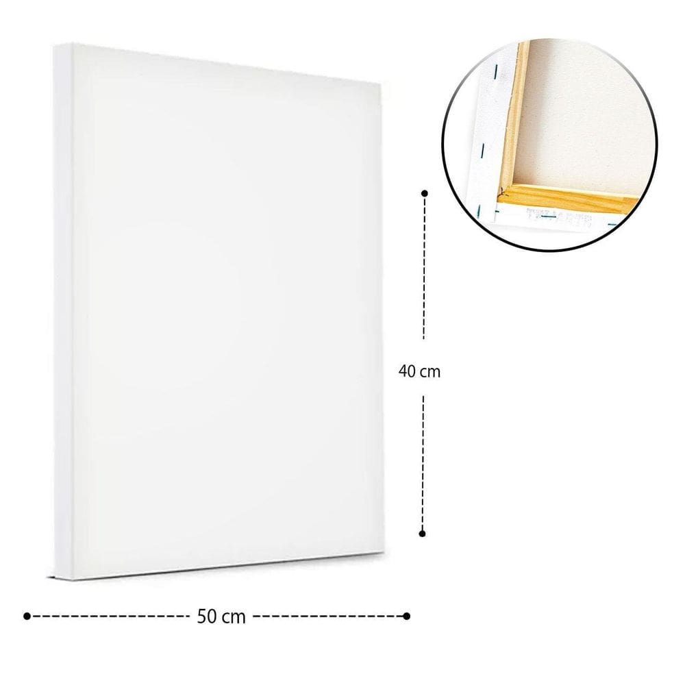 Tela Para Pintura 40x50cm EM Algodão - Tudo em Caixa