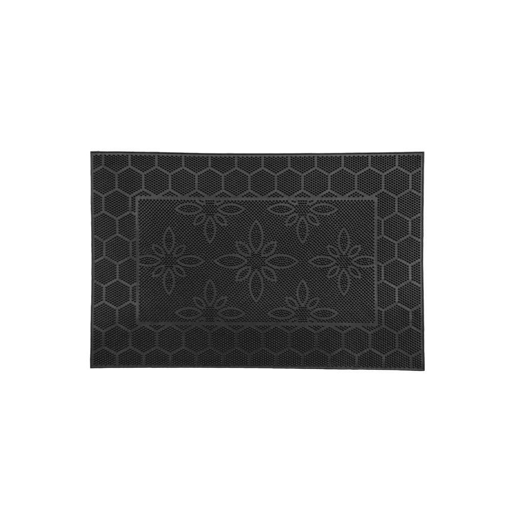 Capacho De Borracha Dots Antiderrapante 40x60cm - Uzzo - Dots Flor