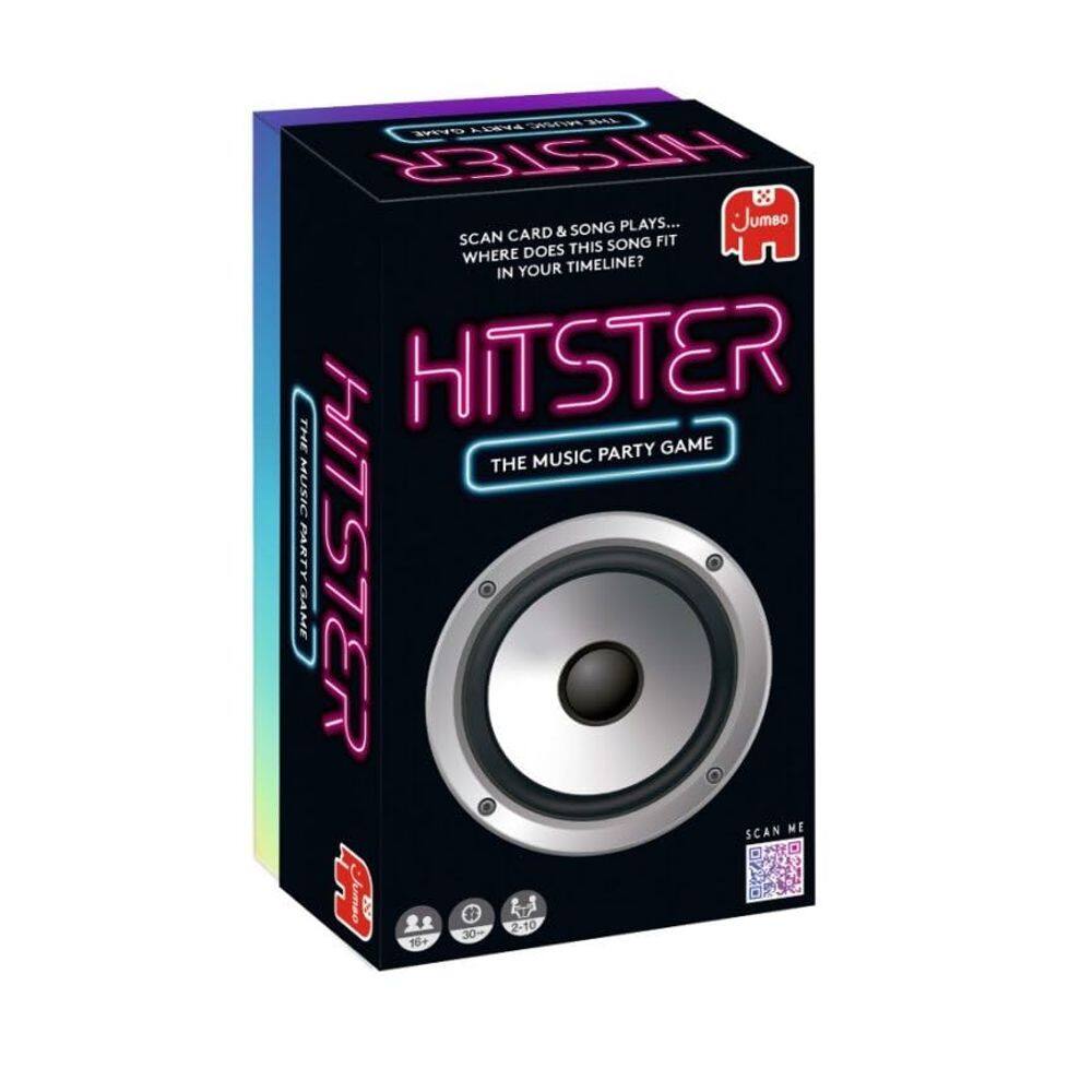 Jogo de Tabuleiro Jumbo Hitster Music Party 2-10 Players 300 Hits