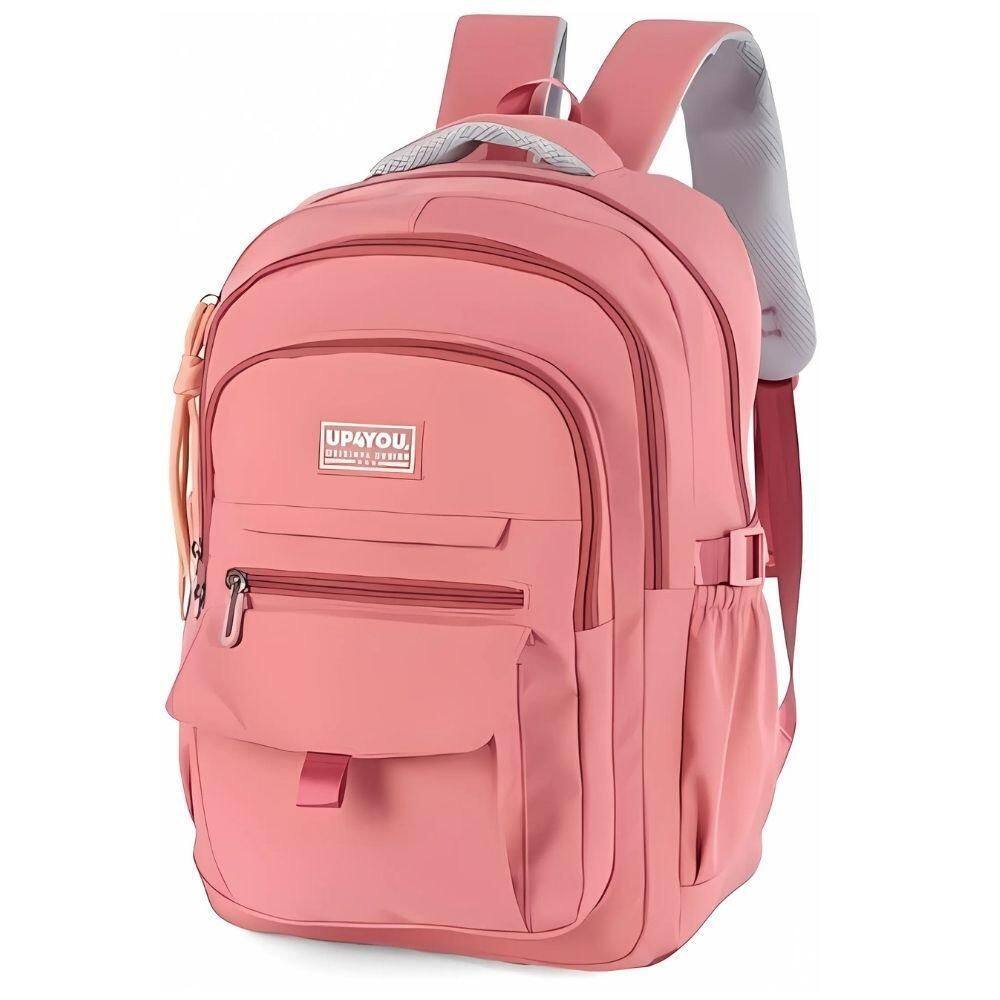 Mochila De Costas Rosa Up4you Juvenil Luxcel
