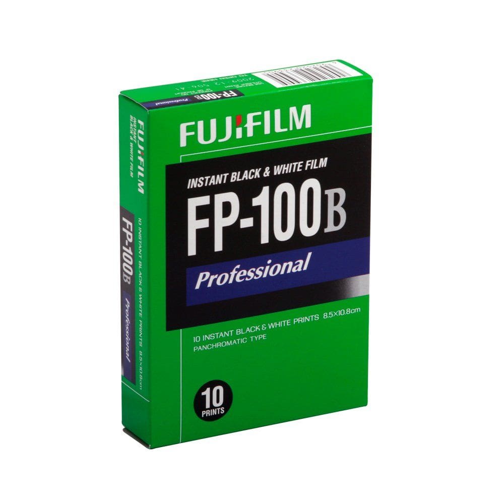 Filme Fujifilm FP-100B Professional Instant B&W 8,3x10,8cm