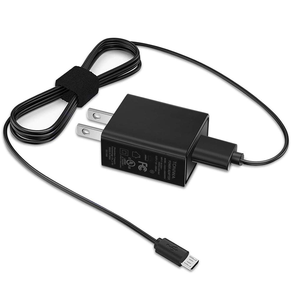 Carregador TONIWA adequado para tablet Kindle Fire com 1,5 m tipo C e micro USB