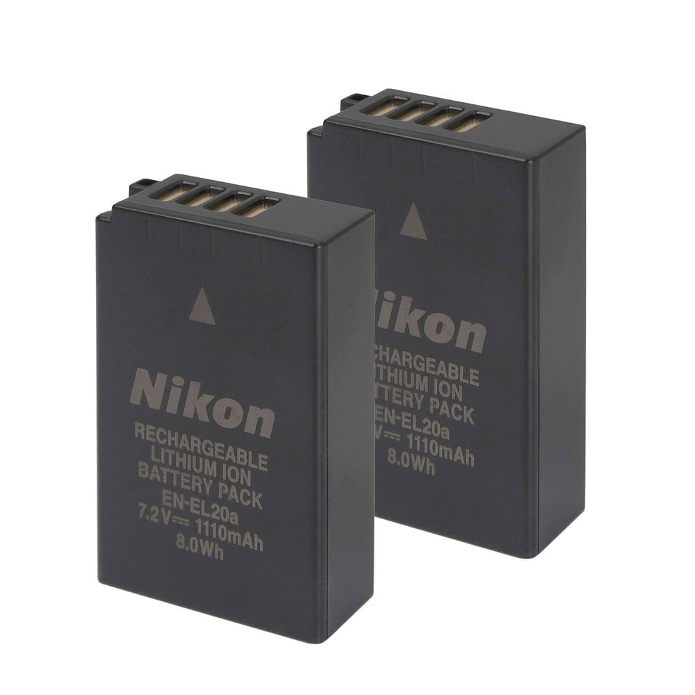 Pacote de bateria Nikon EN-EL20a recarregável de íon de lítio 7,2 V