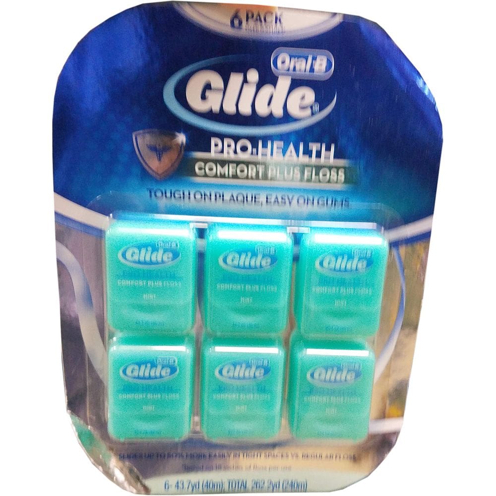 Floss Glide Comfort Plus, 6 unidades, 264,4 m, Total Braun