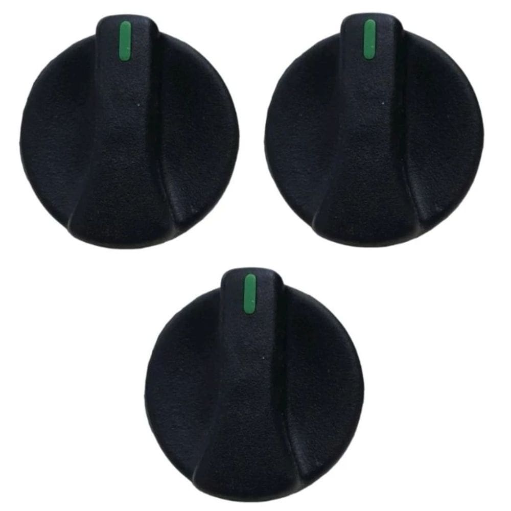 Kit 3 Botão Ar Ventilação Gol Parati Saveiro G2 Bola