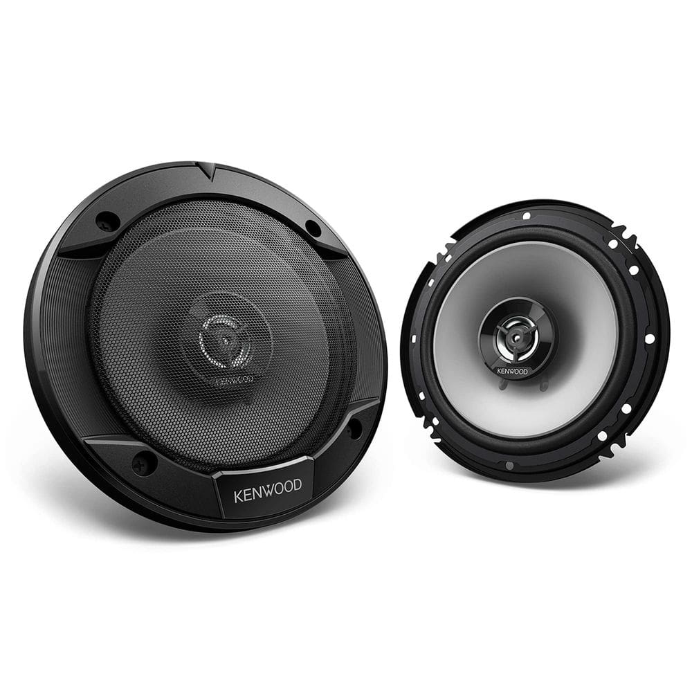 Alto-falante estéreo para carro Kenwood KFC-1666S de 6,5 polegadas e 2 vias 300W