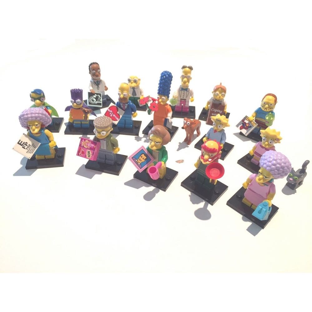 Minifiguras LEGO Simpsons Series 2 71009 Conjunto completo de 16