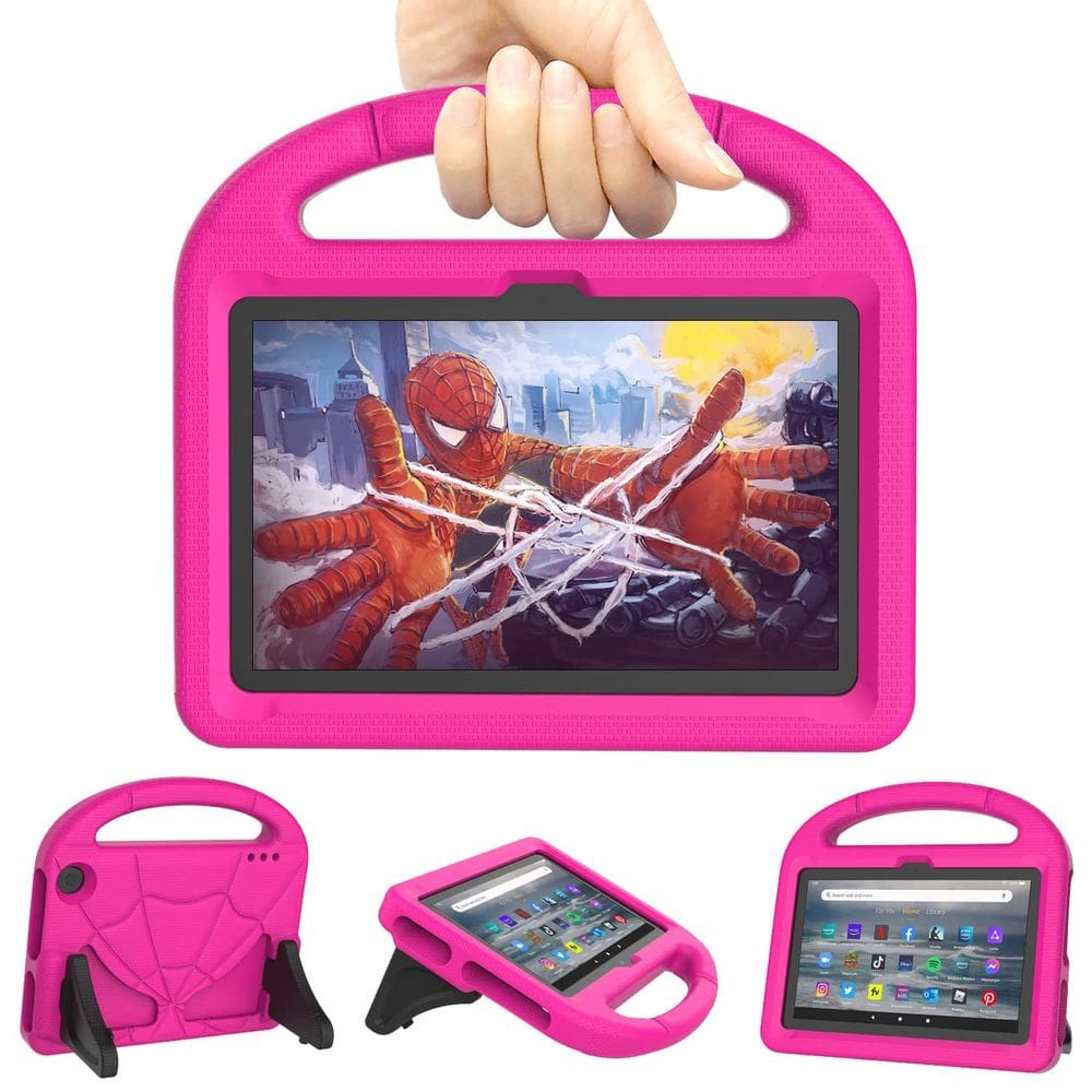 Capa para tablet DICEKOO leve à prova de choque para Fire 7 2022 rosa